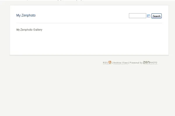 ZenPhoto Hosting